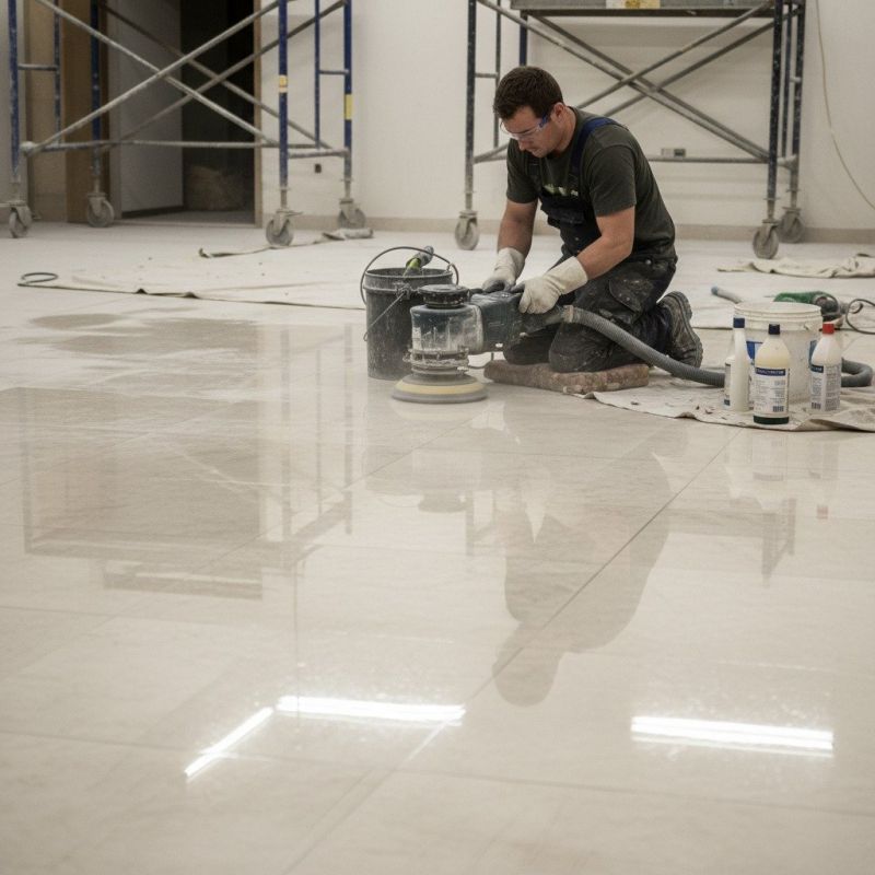 Tile Floor Polishing