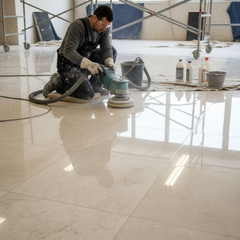 Tile Floor Polishing